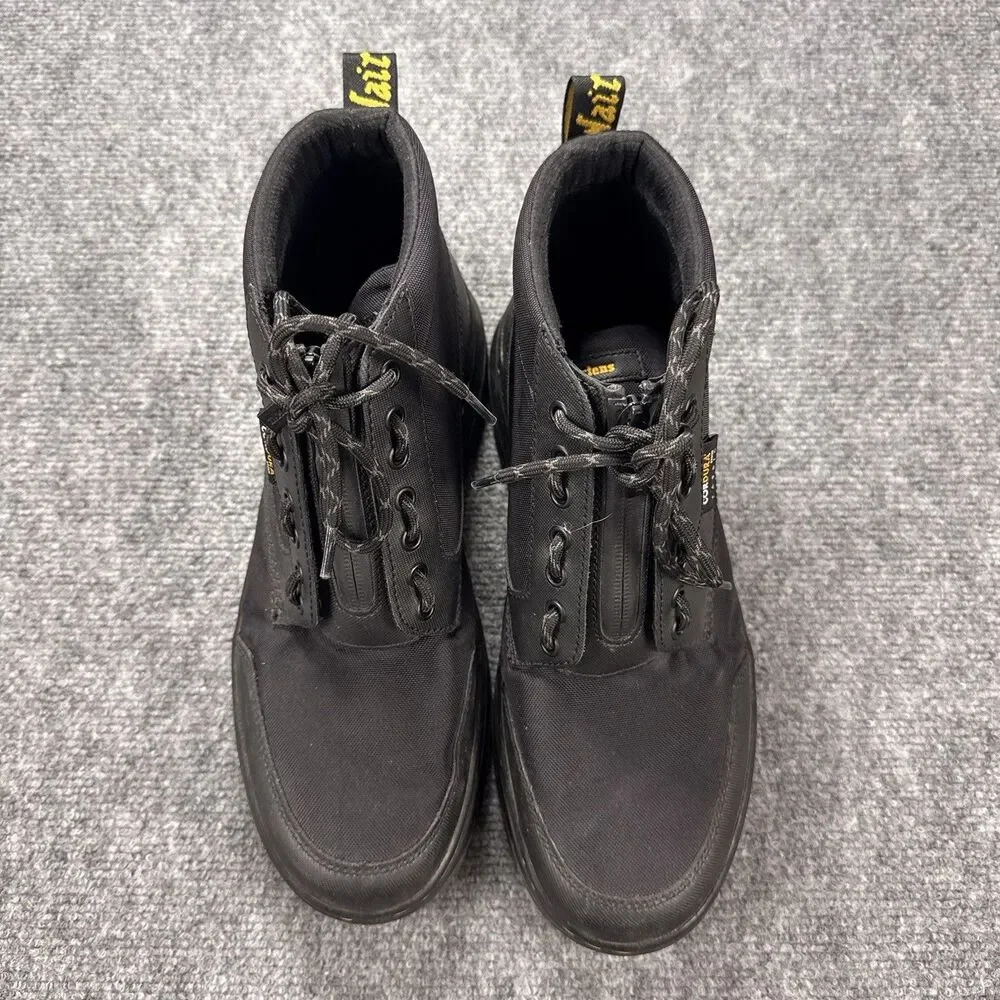 Dr. Doc Martens Bonny Tech Jungle Boots Cordura Black Men's US 11 EU 45 Zip Lace